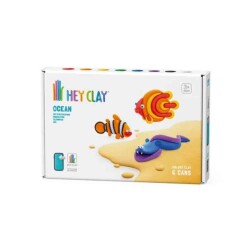 Hey Clay Yaratıcı Kil Seti - Clownfish, Discus Fish, Eel - Hey Clay