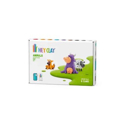 Hey Clay Yaratıcı Kil Seti - Cow, Doggie, Sheep - 1
