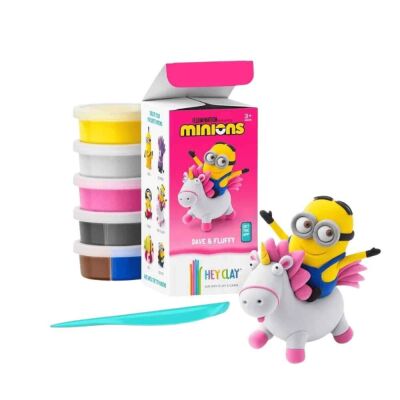 Hey Clay Yaratıcı Kil Seti - Dave & Fluffy - 1