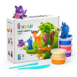 Hey Clay Yaratıcı Kil Seti - Forest Animals - Hey Clay