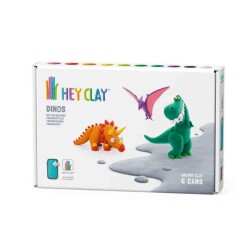 Hey Clay Yaratıcı Kil Seti - Pterodactylus, Triceratops, Tyrannosaurus - Hey Clay