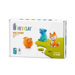 Hey Clay Yaratıcı Kil Seti - Spitz, Shiba Inu, Pug - Hey Clay