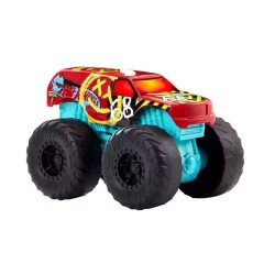 Hot Wheels Monster Trucks 1:43 Kükreyen Araba Demo Derby - Mattel