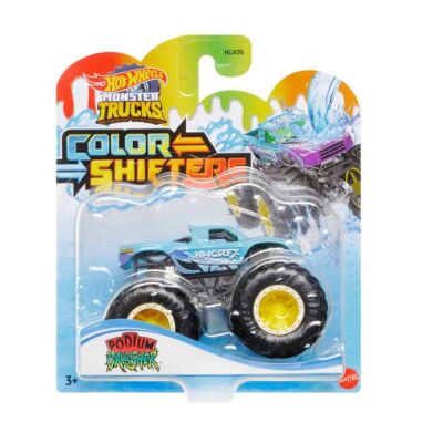 Hot Wheels Monster Trucks Renk Değiştiren Araç Podium Crasher - 1