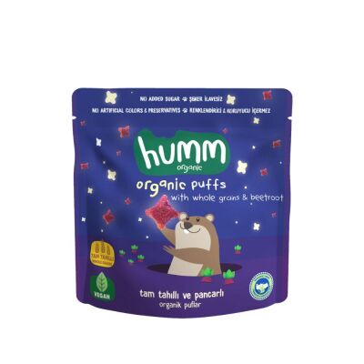 Humm Organik Pancarlı ve Tam Tahıllı Vegan Puflar - 1