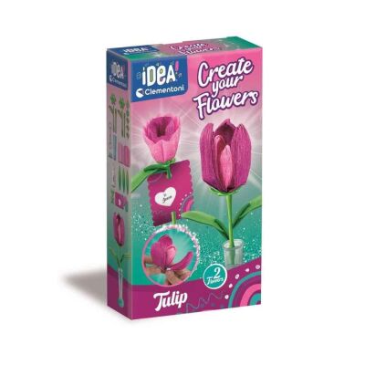 Idea Clementoni Çiçek Tasarım Seti Lale - 1