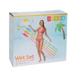 Intex Deniz Yatağı Gökkuşağı Desenli - 2