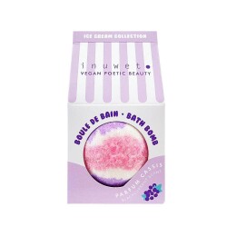 İnuwet Bath Bomb Ice Cream Blackcurrant Böğürtlen Banyo Bombası - İnuwet