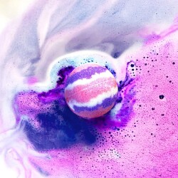 İnuwet Bath Bomb Ice Cream Blackcurrant Böğürtlen Banyo Bombası - 3