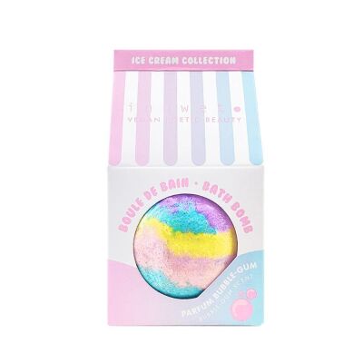 İnuwet Bath Bomb Ice Cream Bubble Gum Banyo Bombası - 1