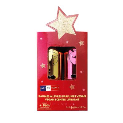 İnuwet Duo Baume Htoile 2'li Metal Dudak Kremi Seti - 1