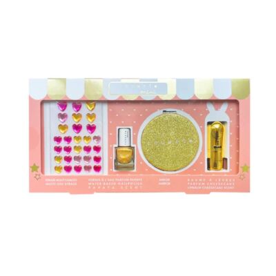 İnuwet Glitter Gold Kozmetik ve Cilt Bakım Hediye Seti - 1