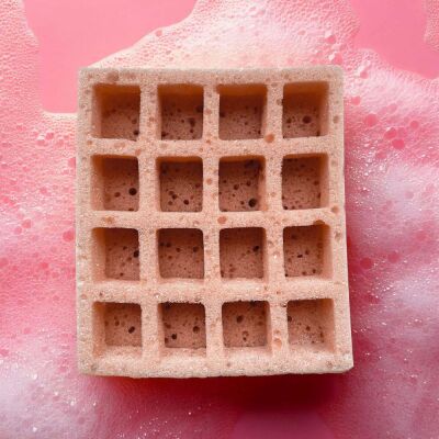 İnuwet Waffle Sponge Duş Süngeri - 2