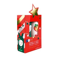 İnuwet Yıldız Figürlü 2li Dudak Nemlendiricisi Seti Mango ve Pamuk Şekeri - 3