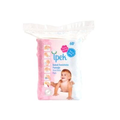 İpek Bebek Temizleme Pamuğu 60'lı - 1