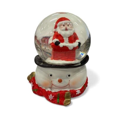Işıklı Kardan Adamlı Kar Küresi 12.5 Cm - 2