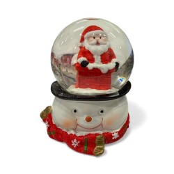 Işıklı Kardan Adamlı Kar Küresi 12.5 Cm - 2