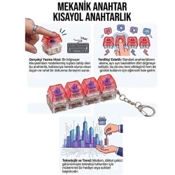 Işıklı Klavye Anahtarlık Model 2 - 3