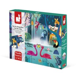 Janod 20 Parça Sürpriz Puzzle Orman - Janod