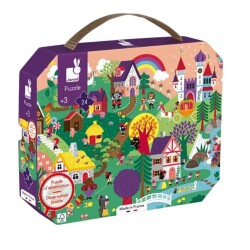 Janod 24 Parça Puzzle ve Bulmaca Masal - Janod