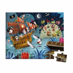 Janod 36 Parça Çantalı Puzzle Hazine Avı - 2