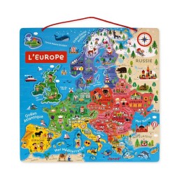 Janod Mıknatıslı Oyun Avrupa Haritası - Janod