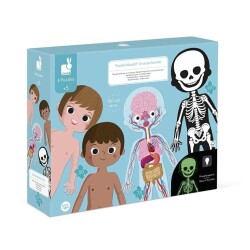 Janod Öğretici Puzzle İnsan Vücudu 4'lü Set - Janod