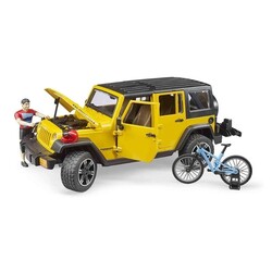 Jeep Wrangler Rubicon, Bisiklet ve Sürücüsü - Thumbnail