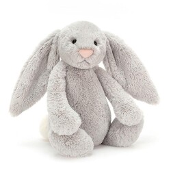 Jellycat Bashful Gri Tavşan Büyük Boy 36 Cm - Jellycat