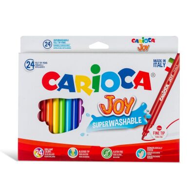 Carioca Joy Süper Yıkanabilir Keçeli Boya Kalemi 24'Lü - 2