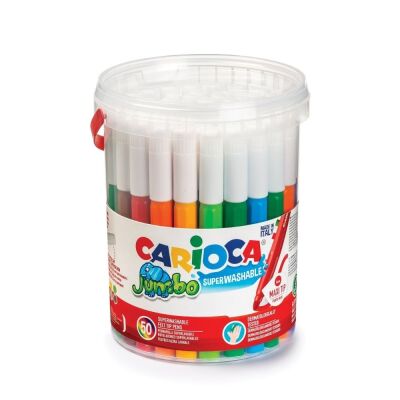 Carioca Jumbo Keçeli Boya Kalemi 50li - 1