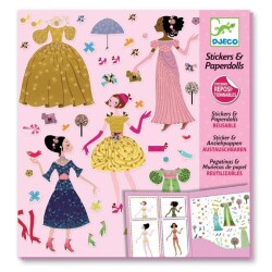 Kağıt Bebek Giydirme Seti Dresses Trough The Seasons - Djeco