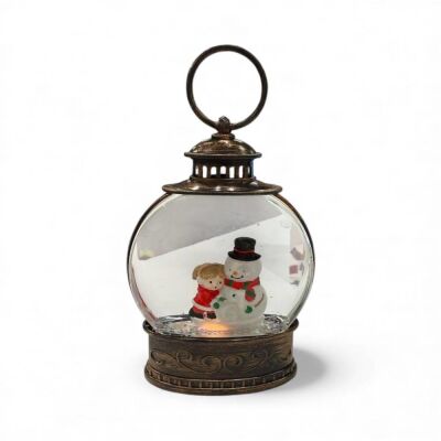 Kar Küresi Fener Şeklinde Plastik - 2