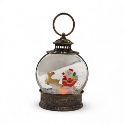 Kar Küresi Fener Şeklinde Plastik - 4