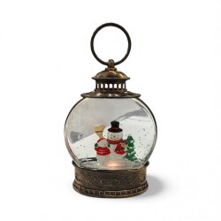 Kar Küresi Fener Şeklinde Plastik - Sparkle Season