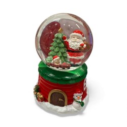 Kar Küresi Yılbaşı Temalı Noel Babalı HDY0077 - 2