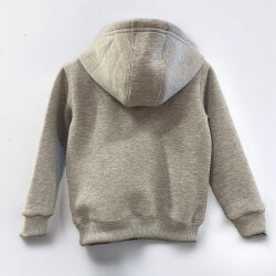 Karamela Çocuk Kapişonlu Mont Campus Nakışlı - 4