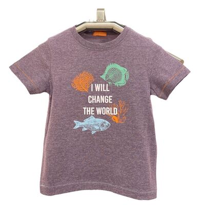 Karamela Erkek Çocuk Kısa Kollu T-Shirt Deniz Hayvanları