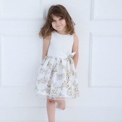 Karamela Kız Çocuk Elbise Bahardalı - Thumbnail