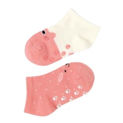 Katia 2 Li Paket Sevimli Hayvan Desenli Bebek Step Çorap 12501B1001 - 2