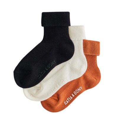 Katia 3'lü Paket Çocuk Soket Çorap 12401G2232 - 1