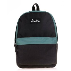 Kaukko Basic Sırt Çantası Siyah Petrol - Kaukko