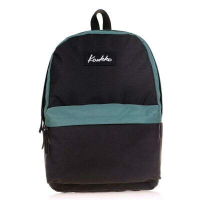 Kaukko Basic Sırt Çantası Siyah Petrol - 1