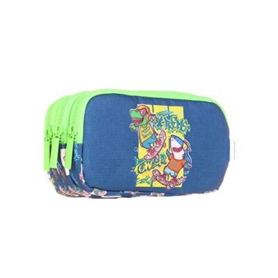Kaukko Kids 3 Bölmeli Kalem Çantası Cube Xtreme - 1