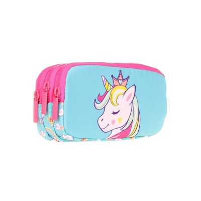 Kaukko Kids 3 Bölmeli Kalem Çantası Toys Unicorn - 1