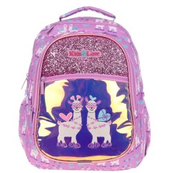 Kaukko Kids&Love Sırt Çantası Aynalı Taşlı Lama - Kaukko