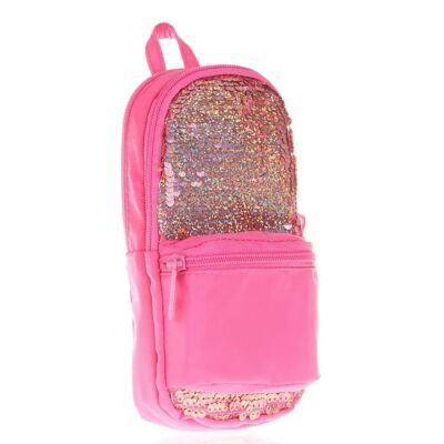 Kaukko Magical Junior Bag Kalem Çantası Pullu Pembe - 1