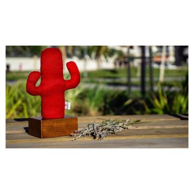 Kayigo Cactus Lavanta Dolgulu Notluk Kırmızı-Ahşap - 3