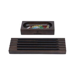 Kayigo Woody İkili Set Koyu Kahve - Kayigo