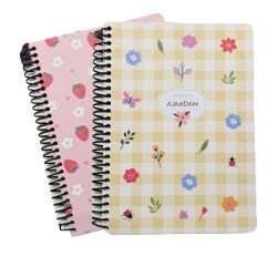 Keskin 17x24 Sert Kapak Spiralli Süresiz Ajandam - 1